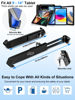 Picture of Kolasels Tablet Holder for Truck - with Safety Lock, Anti-Theft Seat Rail Tablet Mount for Car/Truck, Heavy Duty Car Floor Tablet Mount for ipad Pro 12.9, Surface Pro, Galaxy Tabs and 9-14" Device