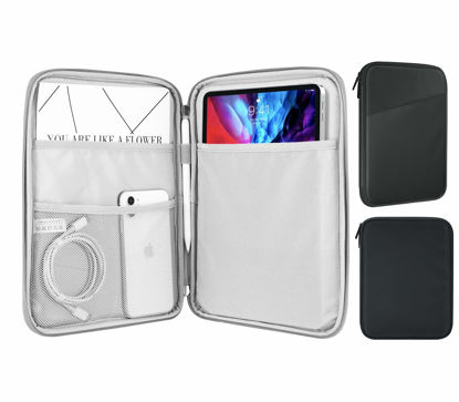 Picture of MoKo 9-11 Inch Tablet Sleeve Case,Fits iPad Air 5/4th 10.9,iPad Pro 11 M2 2022-2018,iPad 10th 10.9 2022,Galaxy Tab S9 11,Tab S8/A8/A7 2022,Protective Bag Carrying Case with Pocket, Dark Gray