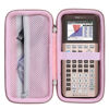 Picture of Khanka Hard Travel Case Replacement for Texas Instruments TI-83 Plus/TI-84 Plus/TI-84 Plus CE Color Graphing Calculator, Case Only (Rose Gold)
