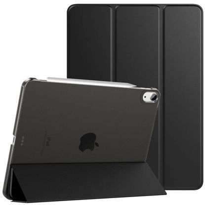 Picture of TiMOVO for iPad Air 11 Inch Case M2 2024, iPad Air 5th Generation 2022/iPad Air 4th Gen 2020 10.9 Inch, Slim Hard Translucent Back Shell Cover Fit iPad Air Case, Support Auto Wake/Sleep - Black