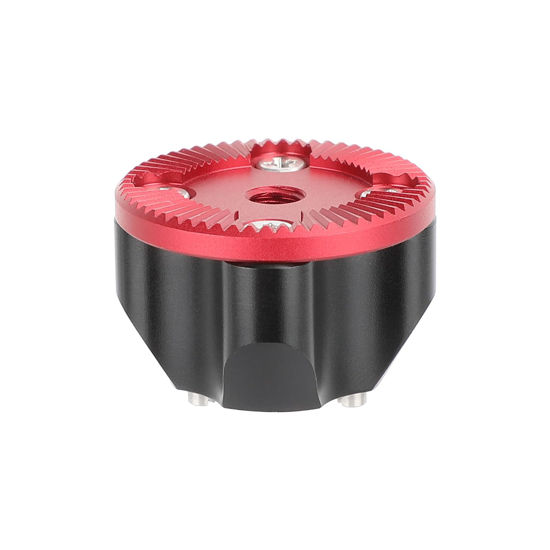 Picture of CAMVATE M6 Rosette with 3/8"-16 Anti-Twist Accessory Mount (Red/Black)-3679