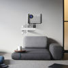 Picture of suptek Foldable Projector Wall Mount Universal Adjustable Wall Projector Mount 1/4" M4 M6 Screw Size, White, MA1330YTW