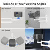 Picture of suptek Foldable Projector Wall Mount Universal Adjustable Wall Projector Mount 1/4" M4 M6 Screw Size, White, MA1330YTW