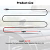 Picture of Hodeoo Radar Detector Hardwire Kit with RJ-11 Telephone Style Jack Direct Wire Wiring Kit Compatible with Escort Valentine One Uniden Beltronics Cobra Multiple Fuse Sizes Power Cord Cable