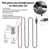 Picture of Hodeoo Radar Detector Hardwire Kit with RJ-11 Telephone Style Jack Direct Wire Wiring Kit Compatible with Escort Valentine One Uniden Beltronics Cobra Multiple Fuse Sizes Power Cord Cable