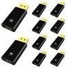 Picture of 4K DisplayPort to HDMI Adapter 10 Pack,24K Gold Plated Uni-Directional Display Port DP to HDMI Passive Adapter Compatible for HP, HDTV, AMD, NVIDIA,Dell, GPU,Projector, PC,Desktop