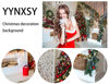 Picture of YYNXSY 7X5FT Christmas Theme Photography Background Fireplace Christmas Tree Background Picture Photo Background Newborn Holiday Room Decoration Banner Christmas Eve Party YY-3509