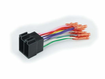 Picture of Scosche VW01BCB Compatible with Select 1986-04 VW/Audi Euro Vehicles Power/Speaker Wire Harness for Aftermarket Stereo Installation with Color Coded Wires and Pre-Installed Wire Connectors