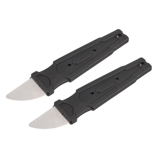 Picture of MECCANIXITY 2pcs Ultra Thin Spudger Opening Pry Bar Tool Stainless Steel Curved Pry Blade Repair for Phone Laptop Tablet LCD