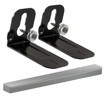 Picture of Wall Mount Bracket for Samsung Soundbar HW-T510 HW-T450 HW-T550 HW-T650 HW-T410 HW-S60A HW-A550 HW-B450 HW-Q800B HW-Q60R HW-Q70R HW-MS57C HW-MS6500 HW-MS6511 HW-MS660 HW-MS661 HW-H450 HW-J355 HW-J450