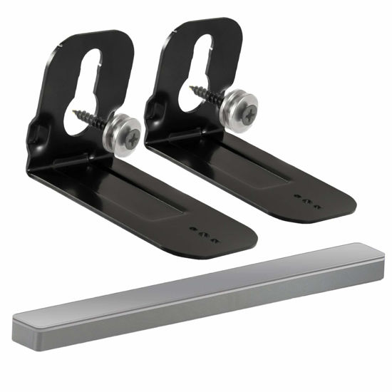 Picture of Wall Mount Bracket for Samsung Soundbar HW-T510 HW-T450 HW-T550 HW-T650 HW-T410 HW-S60A HW-A550 HW-B450 HW-Q800B HW-Q60R HW-Q70R HW-MS57C HW-MS6500 HW-MS6511 HW-MS660 HW-MS661 HW-H450 HW-J355 HW-J450