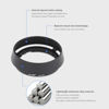 Picture of Haoge LH-FJ35 Bayonet Round Metal Lens Hood for Fujifilm Fuji Fujinon XF 35mm f/2 R WR XF35mmF2, XF 23mm f2 R WR XF23mmF2 and XC 35mm F2 XC35mmF2 Lens Replace LH-XF35-2