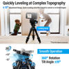 Picture of SIRUI AM223L Mini Leveling Tripod, Carbon Fiber Desktop Travel Tripod for DSLR Camera Video Camcorder, Max Load 33lbs, Max Height 14.2"