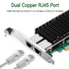 Picture of XZSNET 10G Network Card with Intel X540 Chip, 10GB PCI-E NIC Compare to Intel X540-T2, Dual RJ45 Port PCI Express X8 Ethernet Adapter Support Windows/Windows Server/Linux/Freebsd/VMware ESXi