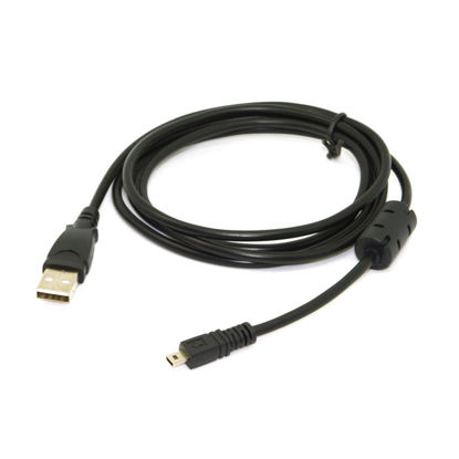 Picture of NFHK UC-E6 USB Cable for Nikon Digital SLR Cameras COOLPIX S3000 S3100 S3200 S8000 S100 S203 S230 P7000 AW100