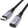 Picture of DteeDck USB C Extension Cable 6.6ft, 100W Charging/10Gbps Data Transfer/4K Video USBC 3.2 Type C Extender Cord, USB3.2 Gen2 Male to Female for Laptop Tablet Mobile Phone and More