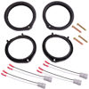 Picture of Speaker Mounting Adapter with Wiring Harness Compatible with Honda Civic Accord CRV 6.5’’ - 6.75’’ Car Door Speaker Spacers Adapter 2 Pairs