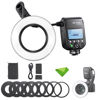 Picture of Godox MF-R76N TTL Macro Ring Flash 76Ws HSS 2.4G Wireless GN14 CCT 5900K 550 Full-Power Flashes, 0.1-1s Recycle Time Dual-Flash Tubes Speedlight for Nikon Cameras for Animal, Plant Photography, etc