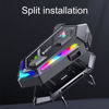Picture of BTQILEYOO Motorcycle Helmet Bluetooth Headset, Flash Color RGB Lighting Effect, Bluetooth 5.3 Headphone, Smart Noise Reduction, HiFi Level Sound Quality, IPX6, Compatible with All Helmets (Y20MAX)