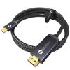 Picture of Warrky USB C to HDMI Cable 10ft (4K@60Hz) [Aluminum Shell, Gold-Plated Plug] Type-C to HDMI 2.0 Cord, Thunderbolt 4/3 Compatible with iPhone 15 Series, MacBook Pro/Air, Galaxy, Surface, Dell, iPad