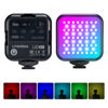 Picture of Godox LED6R RGB Video Light,360° Full Color LED Camera Light,HSI Adjustable 36000 Colors,CCT Bicolor 3200K～6500K,CRI 95,13 Scene Modes,Portable Photography Lighting Support Magnetic Attraction