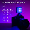 Picture of Godox LED6R RGB Video Light,360° Full Color LED Camera Light,HSI Adjustable 36000 Colors,CCT Bicolor 3200K～6500K,CRI 95,13 Scene Modes,Portable Photography Lighting Support Magnetic Attraction