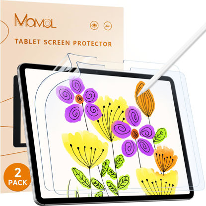 Picture of Mamol [2 Pack] Paper Screen Protector for iPad 10th generation (10.9 inch 2022), Write and Draw Like on Real Paper, /Compatible with Apple Pencil/High Sensitive/Anti Glare