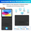 Picture of SOPPY Keyboard Case with Touchpad for iPad 10th Generation, Detachable Wireless Keyboard for iPad 10th Gen 10.9" 2022 (A2696/A2757/A2777), Slim Case with Pencil Holder for iPad 10th Gen 2022, Black