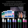 Picture of iPhone Charger [5Pack/6ft], Long Braided Lightning Cables, Fast Charging Power Adapter Cargador Cords for iPhone 14/13/12 Pro Max/12Pro/11 Pro Max/SE/XS/XR/8/7/6S Plus, iPad mini Air Pod Color Wire