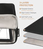 Picture of Moko Kindle Sleeve Compatible with Kindle Scribe 10.2 inch (2024 and 2022 Release), Protective Pouch Bag Case Cover with Dual Pockets and Pen Holder, Scratch-Resistant Soft Fluffy Lining, Black