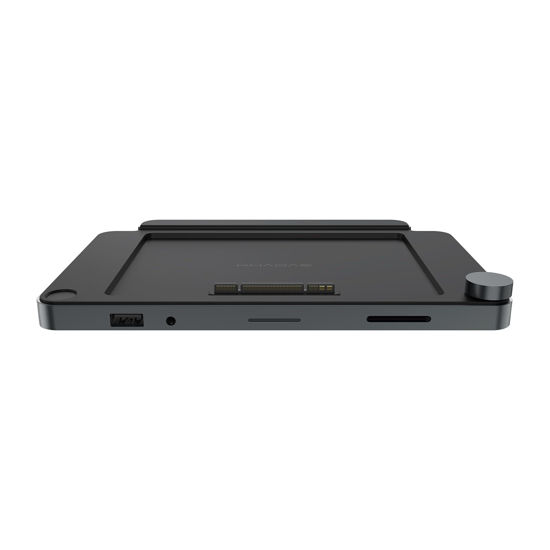 Picture of Khadas Mind Dock for Mind Expansion Module, Built-in Audio System, Fingerprint Scanner, 9 Additional I/O Ports, Support Four 4K/60Hz Displays Mini Computer Built-in SD Card Reader for Swift