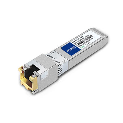 Picture of FLYPROFiber 10GBase-T SFP+ to RJ45 for Ubiquiti, Unifi UF-RJ45-10G, Dream Machine Pro.10G-T RJ45 Transceiver for Ubiquiti, UBNT Unifi 10GBase-T Copper Module CAT6A/CAT7, 100FT(30M)