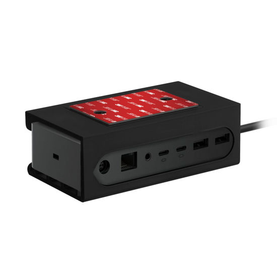 Picture of BRAINWAVZ Under Desk Mount for Surface Dock 2, Easy to Install Holder with No Mess, Strong VHB Adhesive with Screw in Option