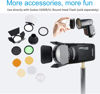 Picture of Godox V1 Accessories AK-R1 Kit - Compatible with Godox V1 / H200R Round Flash Head, AD200 / AD200Pro | 12-Piece Magnetic Flash Accessories Set