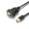 Picture of OIKWAN USB to RS232 DB9 Serial Cable Female Converter Adapter with FTDI Chipset for Windows 11,10, 8.1, 8, 7, Vista, XP, 2000, Linux and Mac OS X 10.6 (10ft)