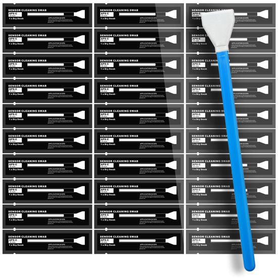 Picture of AAWipes Sensor Cleaning Swabs for APS-C Sensors of DDR DSLR or SLR Camera (30 Packs of 16 mm Sensor Cleaning Swabs) (HCS-16-30)