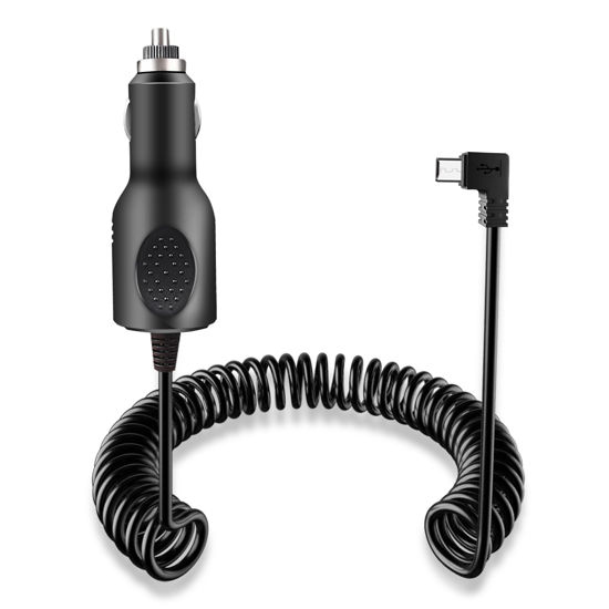 Picture of Hodeoo Mini USB Car Power Cord for Garmin Nuvi Drive DriveSmart DriveAssist DriveTrack RV GPS TA20 Compatible Power Cord DC Vehicle Adapter