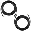 Picture of Chewproof Power Cable for Solar Panel Connector, 5.5x2.1 to 4.0x1.7 Male DC Plug, Compatible with Spypoint, Stealth Cam, Moultrie & Muddy Trail Cameras, 79in/2m Length, 2 Pack