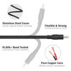 Picture of Chewproof Power Cable for Solar Panel Connector, 5.5x2.1 to 4.0x1.7 Male DC Plug, Compatible with Spypoint, Stealth Cam, Moultrie & Muddy Trail Cameras, 79in/2m Length, 2 Pack