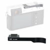 Picture of JJC TA-X100V Black Thumbs Up Grip for Fuji X100V Camera, Hot Shoe Thumb Grip Comaptible with Fujifilm X100V X100F X-E3, Made of Premium Anodized Aluminium Alloy, Weight 6G, Size 66.128.39mm