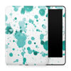 Picture of Tablet Skin Compatible with Amazon Kindle Paperwhite 12th (2024) - Teal Splatter - Premium 3M Vinyl Protective Wrap Decal Cover - Easy to Apply | Crafted in The USA by MightySkins