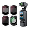 Picture of JJC Magnetic 4 Pack ND & CPL Filter Kit for DJI OSMO Pocket 3, CPL ND16 ND64 ND256 Polarizer Polarizing Neutral Density Filters with Wipe, Multi-Coated/HD Optical Glass/Gimbal Compatible