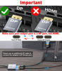 Picture of THANDBLE DisplayPort to Dual DisplayPort Adapter (4K@60Hz) Display Port 1 in 2 Out Splitter for Dual Monitor Extended Display, MST DP to 2 DP Adapter for PC, Graphics Card