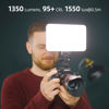 Picture of VILTROX RGB Led Panel Light, Smartphone Control Full Color On Camera LED Photography Light, 2600K-6800K Dimmable LED Video Light, with NP-F550 Battery (Sprite 15C)