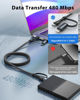 Picture of XUDUO 4-in-1 USB C Cable Lightning Cable 60W [Fast Charging & Data Sync] 6FT Multi IP-ad Charger Cable Charging Cord Lightning/Type C/USB A Ports for iPhone 16/15/15 Pro/15 Plus/15 14 Pro Max