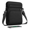 Picture of MoKo 12.9 Inch Tablet Sleeve Bag, Fits 13 Inch New iPad Pro M4 & Air M2 2024, iPad Pro 12.9 inch M2&M1, Galaxy Tab S9/S8 Plus 12.4", Multifunctional Bag with Shoulder and Headphone Port, Black