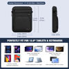 Picture of MoKo 12.9 Inch Tablet Sleeve Bag, Fits 13 Inch New iPad Pro M4 & Air M2 2024, iPad Pro 12.9 inch M2&M1, Galaxy Tab S9/S8 Plus 12.4", Multifunctional Bag with Shoulder and Headphone Port, Black