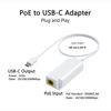 Picture of Gigabit PoE to USB C Converter for Smart Phone/Tablet, USB-C to Ethernet Adapter with 10W Charging, Power & Data 2-in-1 RJ45 Port to Type-C Adapter, 10/100/1000Mbps High Speed Plug & Play,IEEE802.3af