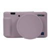 Picture of Camera Case for Sony ZV-1, ZV1 Case Silicone Cover Camera Sleeve Body Skin Protective Case with Removable Lens Cap for Sony ZV1 Digital Camera,Grey