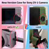 Picture of Camera Case for Sony ZV-1, ZV1 Case Silicone Cover Camera Sleeve Body Skin Protective Case with Removable Lens Cap for Sony ZV1 Digital Camera,Grey